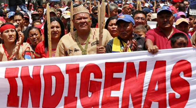 Impactantes imágenes de nuestros Pueblos Indigenas en Caracas
